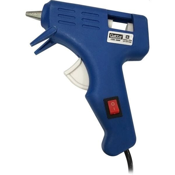 Pistola de Cola Quente 10W Pequena Bivolt AZ/RS MESCL