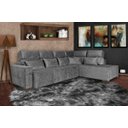 Ver imagem 1 de Ferrara Retrátil e Reclinável 3,00M x 2,30M Linho Cinza