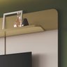 Home Suspenso Painel P/ Tv até 70" Galax Hb Móveis - Off White/champanhe - 5
