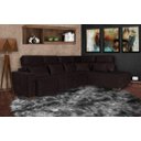 Ver imagem 1 de Ferrara Retrátil e Reclinável 3,00M x 2,30M Veludo Molhado Marrom