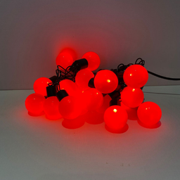 Cordão de Lâmpadas de Led em Formato de Bolinha Opaca:azul - 5
