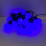 Cordão de Lâmpadas de Led em Formato de Bolinha Opaca:azul - 3