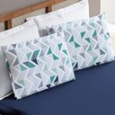 Ver imagem 2 de Jogo Lençol Casal Malha Milly 4 Pçs Geom