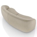Ver imagem 7 de Sofá 4 Lugares para Sala Living Orgânico 288cm Eron M03 Veludo Bege - Lyam Decor
