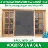 Tela Mosquiteira Magnética Kit 2 x 110x210 + 2 x 110x110 - 4