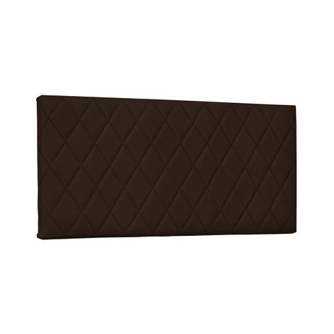 Painel de Cama 160cm Diamante Suede Café - Lucadi Home