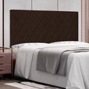 Ver imagem 2 de Painel de Cama 160cm Diamante Suede Café - Lucadi Home