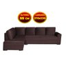 San diego 270x 220mt Sued Linho Chocolate - 2