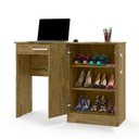 Ver imagem 3 de Mesa para Computador Th Shop Moderno 1 Gaveta 120cm Nature Casah