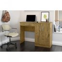 Ver imagem 2 de Mesa para Computador Th Shop Moderno 1 Gaveta 120cm Nature Casah