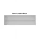 Ver imagem 5 de Armário Aéreo Andreia P/ Cozinha 160cm 4 Portas Ajl Móveis - Preto