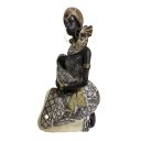 Ver imagem 1 de Escultura Decorativa de Luxo Mãe Familia Africana Filhos Espressione Escultura Decorativa Mulher Neg