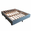 Ver imagem 6 de Cama Box Base Queen Size 156x197 Desmontável Tecido Premium 100% Madeira - Nova Cama