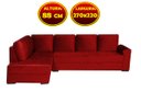 Ver imagem 2 de San diego 270x 220mt Sued Animale Vermelho