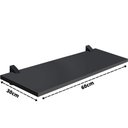Ver imagem 2 de Prateleira Concept Black Prat-k - 25x60cm - Preto