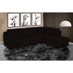 Sofá Dumont 290x230 Tecido Linho Marrom