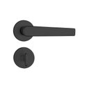 Ver imagem 2 de Fechadura Banheiro Pado Concept Roseta Redonda Preta 40mm 401B