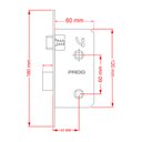 Ver imagem 3 de Fechadura Banheiro Pado Concept Roseta Redonda Preta 40mm 401B