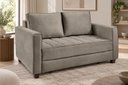 Ver imagem 1 de Sofá Cama Casal 150 cm Veludo Fusion Yescasa