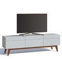 Ver imagem 1 de Rack Classic 180cm 3 Gavetas Branco Acetinado Imcal