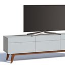 Ver imagem 2 de Rack Classic 180cm 3 Gavetas Branco Acetinado Imcal