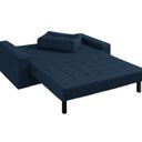 Ver imagem 2 de Sofá Cama de Casal em Linho 182cm com Assento Matelassê Murilo