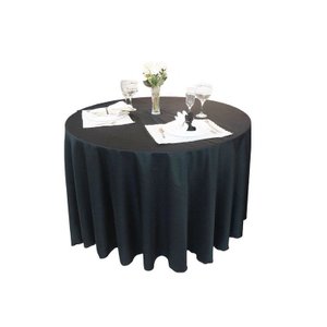 Toalha Redonda 3,00 Rafia Preto