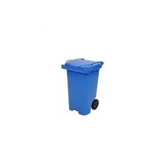 Lixeira Contentor Plastico Tipo Gari 240 Litros Cor:amarelo