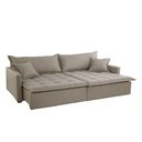 Ver imagem 4 de Sofá Cama Flora 02 Módulos de 90cm Br 15cm Meu Sofá Online B002 Veludo Capuccino