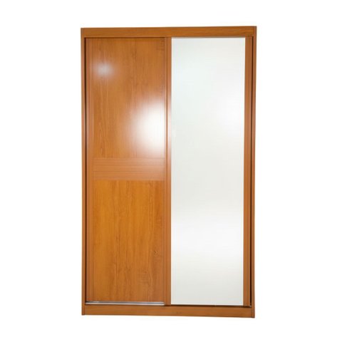 Guarda-roupa Bom Pastor Capri Ônix 2 Portas com Espelho Nat