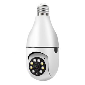 Câmera Lâmpada Segurança Rotativa 360º Wi-fi Visão Noturna