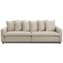 Ver imagem 2 de Sofá Retrátil para Sala Living 3 Lugares 230cm Lake F04 Linho Bege - Lyam Decor