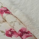 Ver imagem 2 de Coberdrom Sherpa-Percal 180 Fios Estampado Queen Gran Moratta 01 Peça - Floral Rose