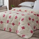 Ver imagem 1 de Coberdrom Sherpa-Percal 180 Fios Estampado Queen Gran Moratta 01 Peça - Floral Rose