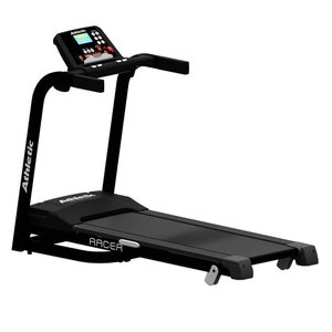 Esteira Ergométrica Athletic Racer 16km/h Suporta 130kg 19 Programas e Monitor Avançado para