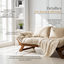 Ver imagem 4 de Sofá Japão Futon Bege em Madeira Maciça Cor Mel