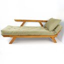 Ver imagem 6 de Sofá Japão Futon Bege em Madeira Maciça Cor Mel
