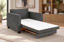 Ver imagem 4 de Sofá Cama Solteiro 100 cm Linho Fusion Yescasa