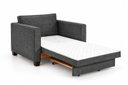 Ver imagem 2 de Sofá Cama Solteiro 100 cm Linho Fusion Yescasa