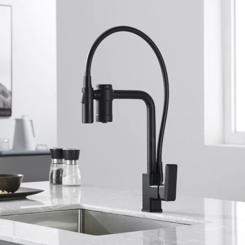 Torneira Industrial Cisne Negro Misturador Monocomando Manual de Mesa