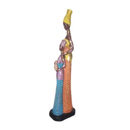 Escultura Africanas Telada Decoração Casa Enfeite - 2