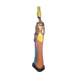 Escultura Africanas Telada Decoração Casa Enfeite - 3