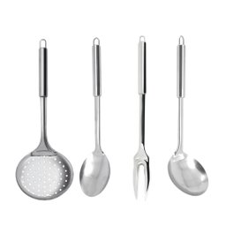 Conjunto de Utensílios Colheres para Servir 5 Peças Aço Inox 32cm - Tuut - 1