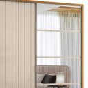 Ver imagem 7 de Guarda Roupa Casal 230cm com Espelho Verbena Off/cinamomo Z10 - Mpozenato