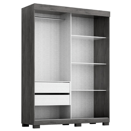 Guarda Roupa Ayla 2pts Branco ACP Móveis 100%MDF - 2