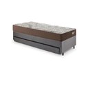 Ver mais imagens de Bicama Box Solteiro Linho Cinza 88x188x28 Cm com Colchão Relax Adorabile Molas Ensacadas Ecoflex