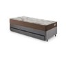 Bicama Box Solteiro Linho Cinza 88x188x28 Cm com Colchão Relax Adorabile Molas Ensacadas Ecoflex - 8