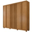 Ver imagem 1 de Guarda Roupa Montreal 6 Portas Ripado 6 Gavetas 9 Prateleiras - Benetil