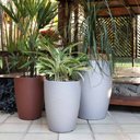 Ver imagem 3 de Vaso Plastico para Flores Tramontina Thai 48cm Concreto 92794210