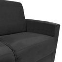 Ver imagem 5 de Sofá 2 Lugares Sala de Estar Recepção Suede Vitoria Preto